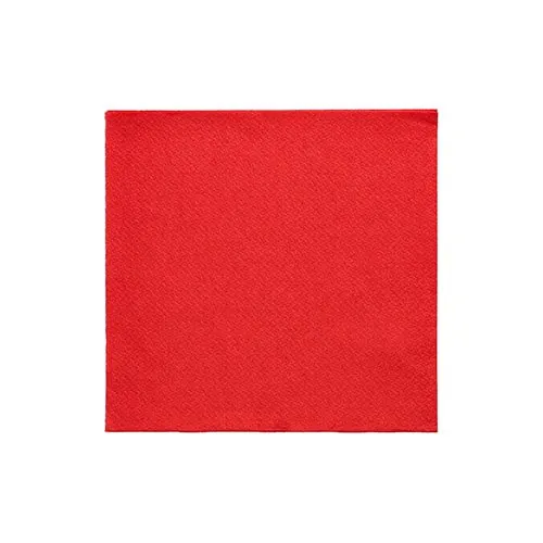 PAPSTAR 20 servetter "Daily Collection" 1/4 Fall 24 cm x 24 cm Röd | Slide (20 stycken)