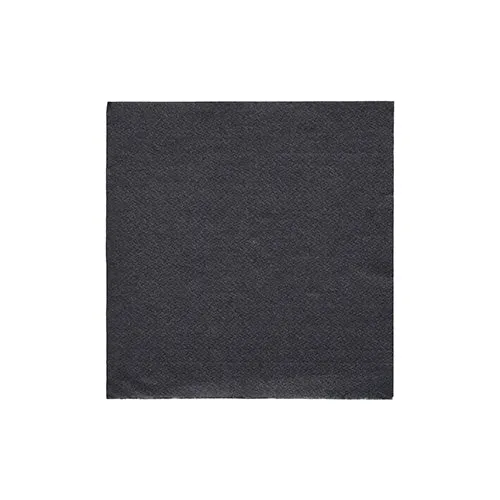 PAPSTAR 20 servetter "Daily Collection" 1/4 Fall 24 cm x 24 cm svart | Slide (20 stycken)
