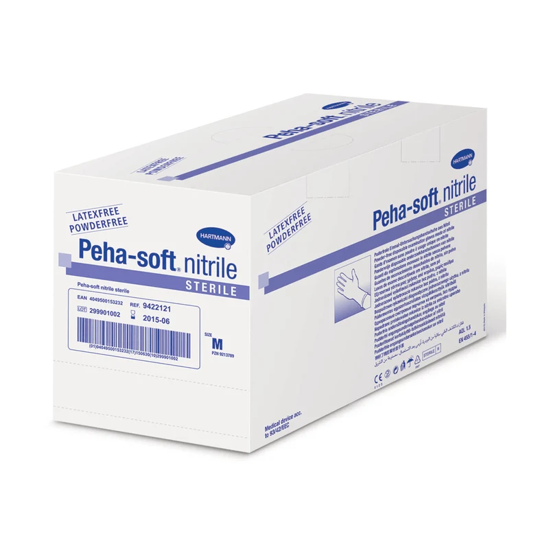Hartmann Peha-soft® nitrile sterile, Untersuchungshandschuhe - 50 Paar M