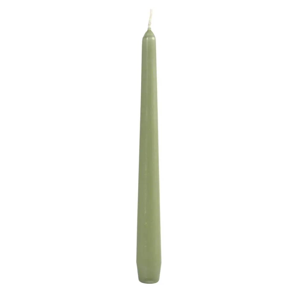 Liber candles 250x22mm Pistachio Green | Pack (50 pieces)