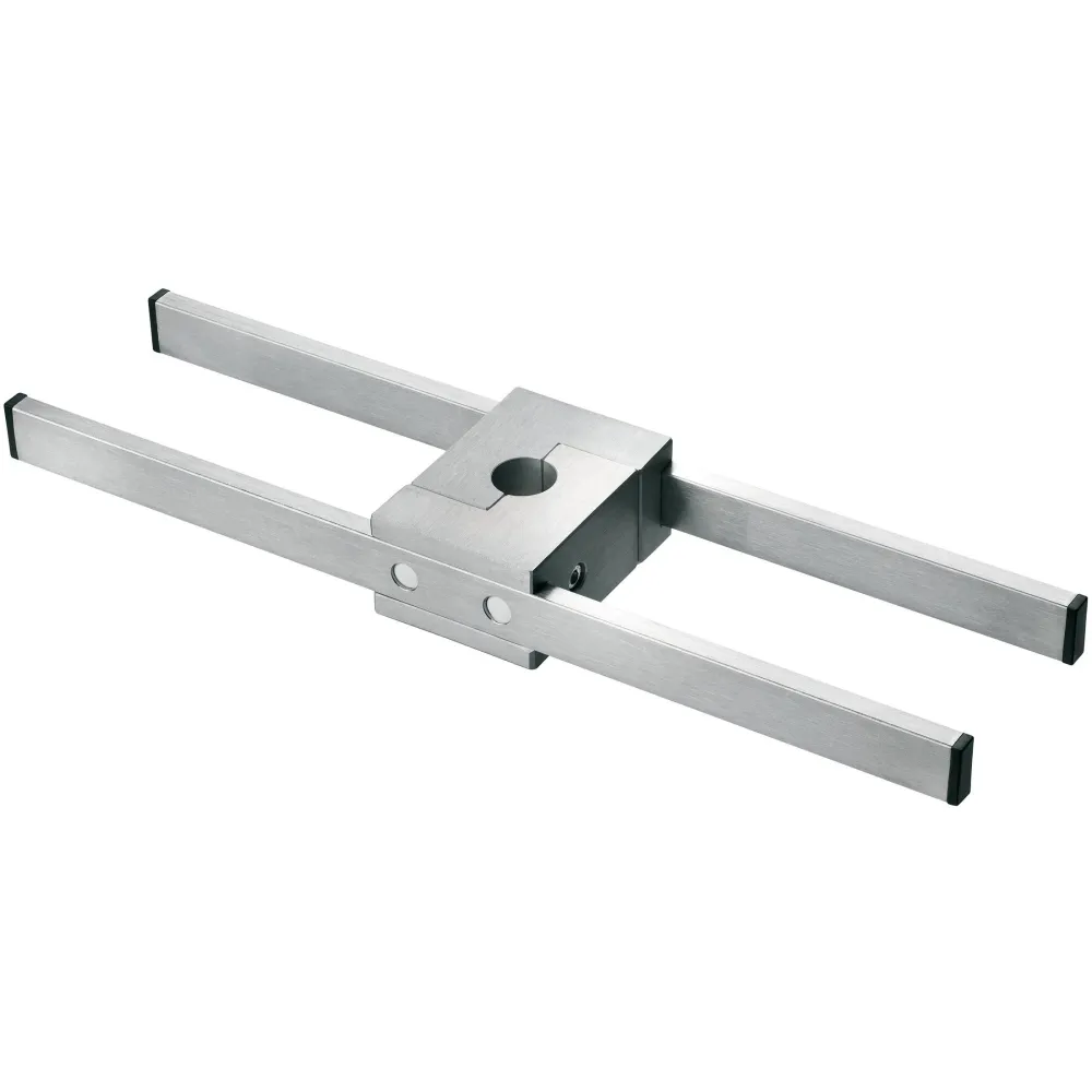 Novocal EuroShiene infusion stand Material: stainless steel 2 - compartment round tube 25 mm | Pack (1 piece) PTFE Stopcock