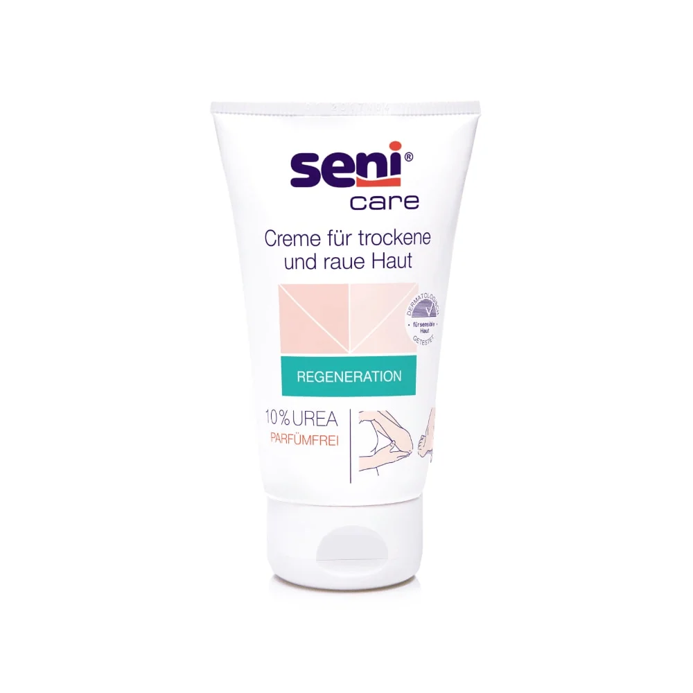 Seni Care Creme für trockene und raue Haut mit 10% Urea, 100 ml Tube | Packung (1 Stück)
