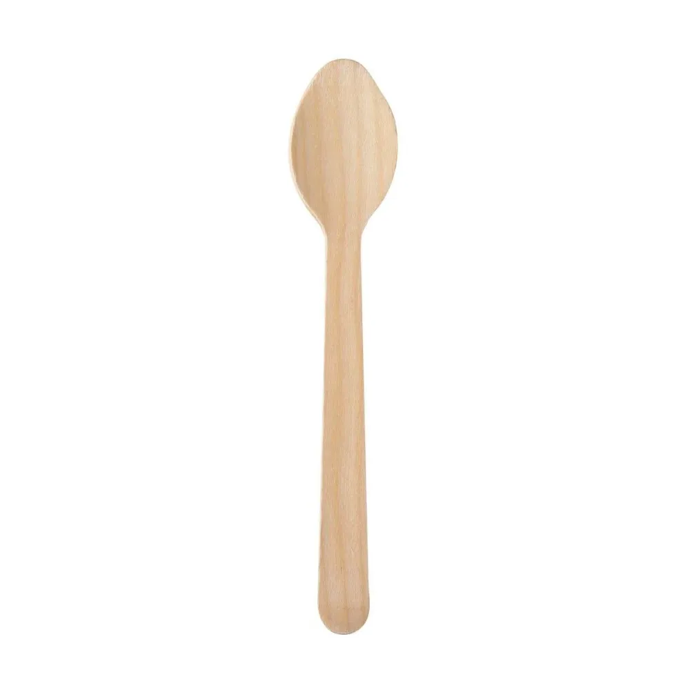 Spoon Silva 185 mm, wood waxed organický waxed 185 | Pack (100 pieces)