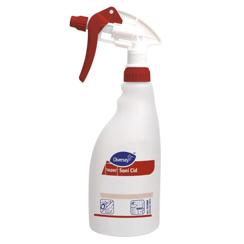 Trigger spray bottle Sani Cid, refill bottle Sani Cid, white foam trigger (0.5l) | Bottle (1 piece)