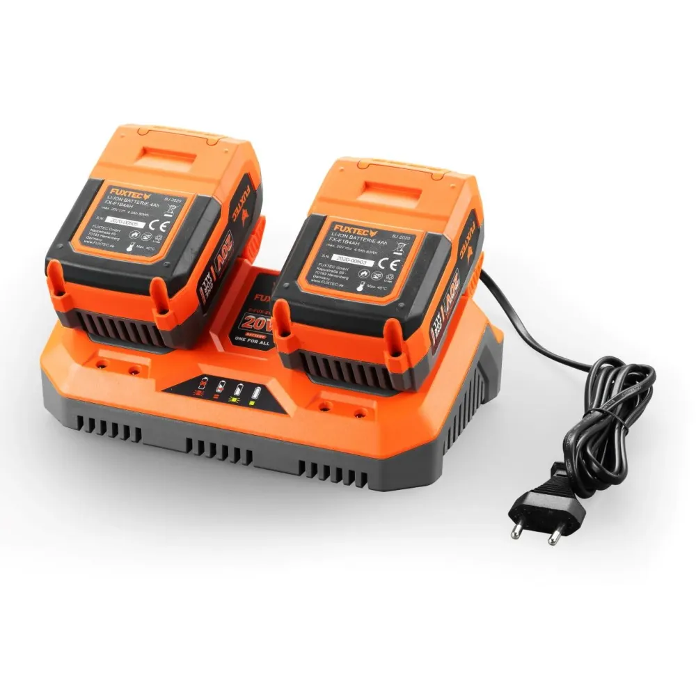 20V dvojitá nabíjecka 2,4A FUXTEC