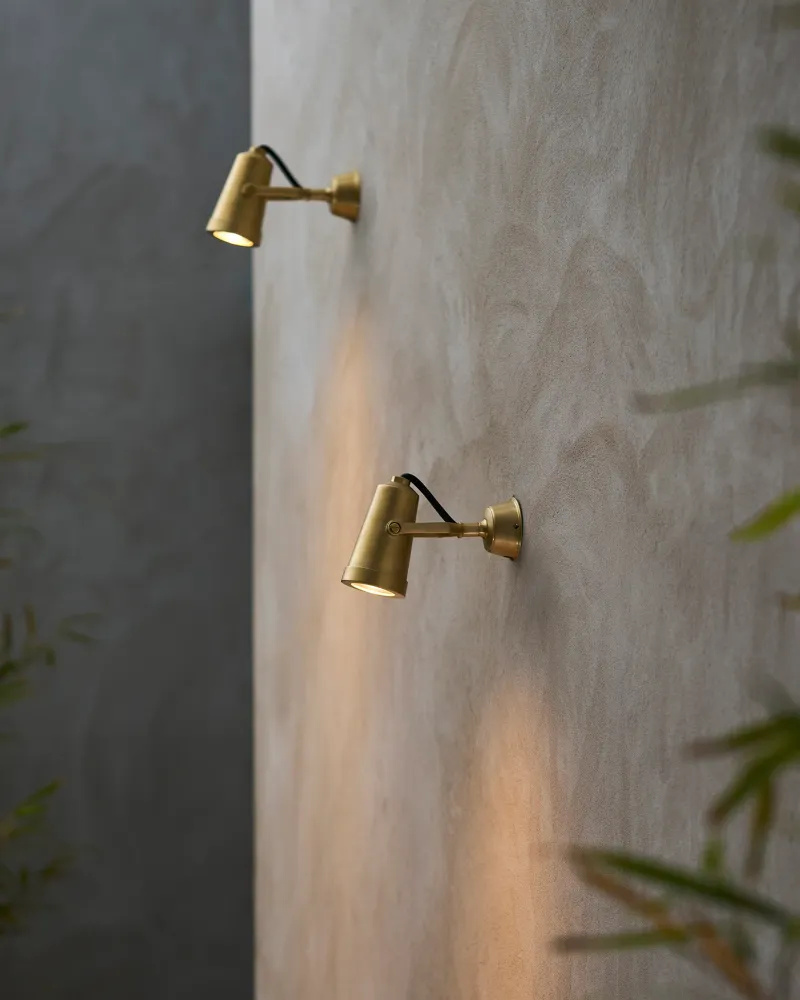 Cambridge Wall Spotlight – Antique Zlatý kov