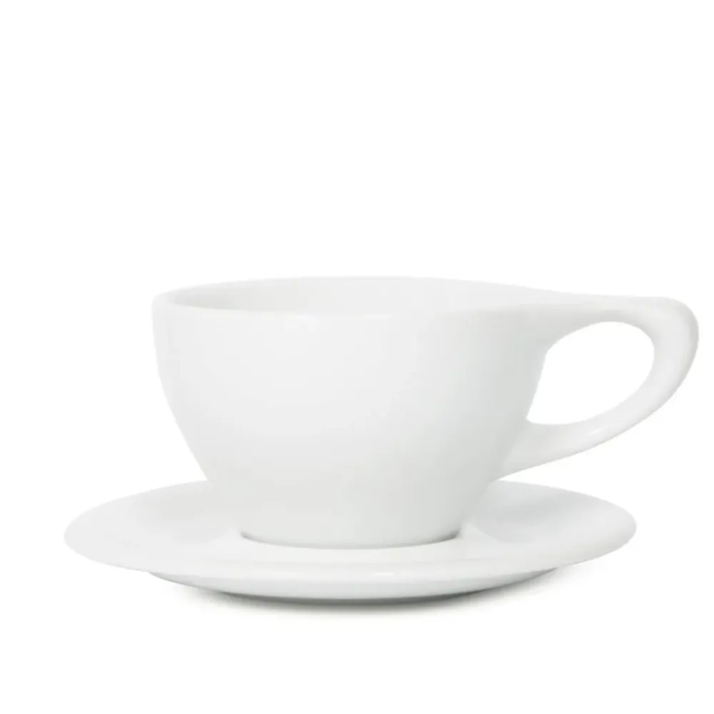 Lino Stor Latte kopp 360ml med fat - Vit
