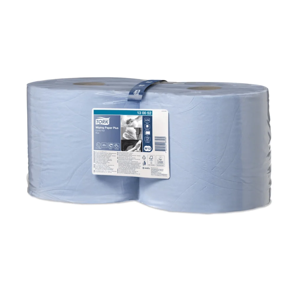 Tork 130052 Strong Multi-Purpose Paper Handdukar Premium W1+W2 2-LAGIGIG | Kartong (2 rullar)
