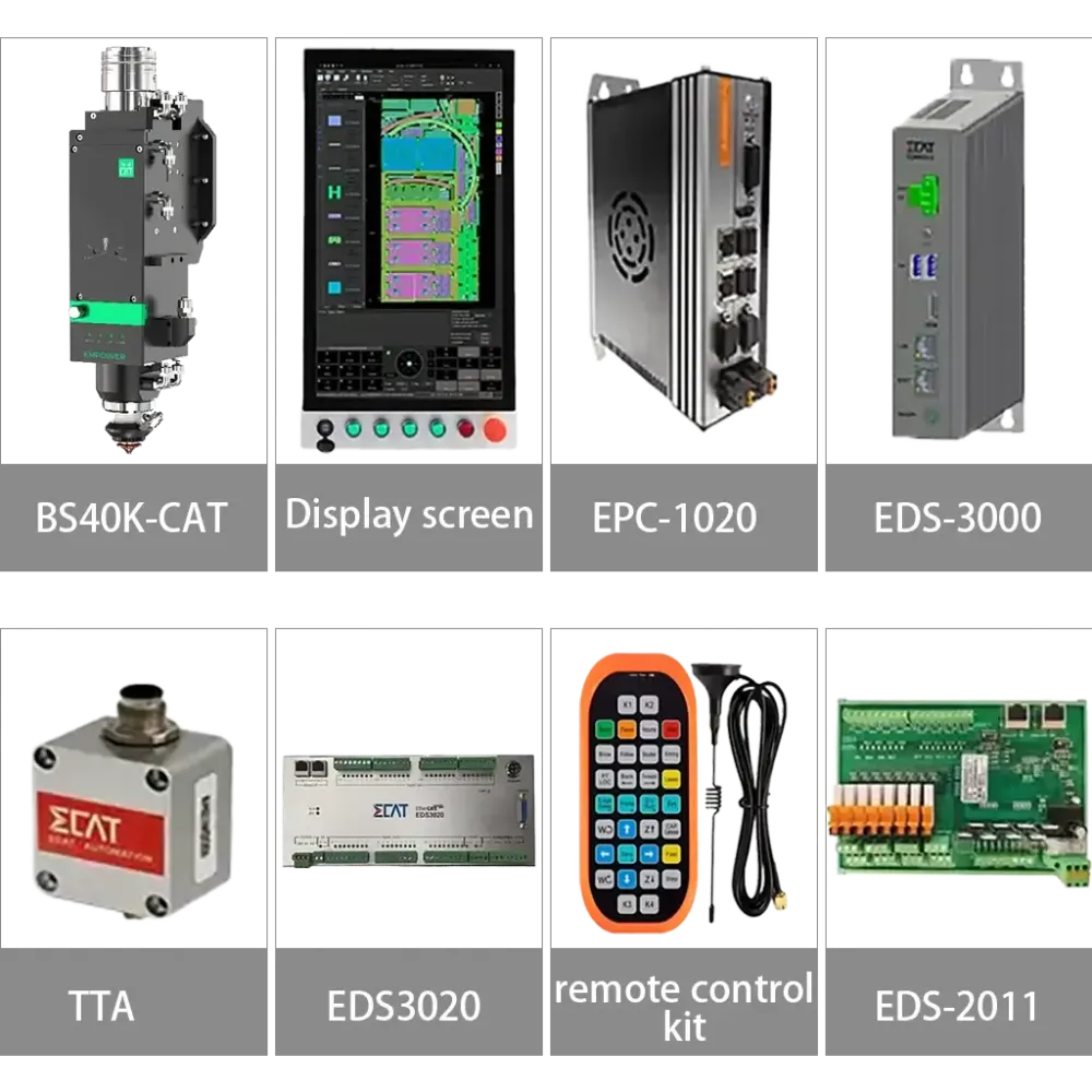 Vysoce výkonná inteligentní řezací hlava-Raytools-BS40K-CAT (40 kW)|Vestavěný mechanismus pro nastavení výšky