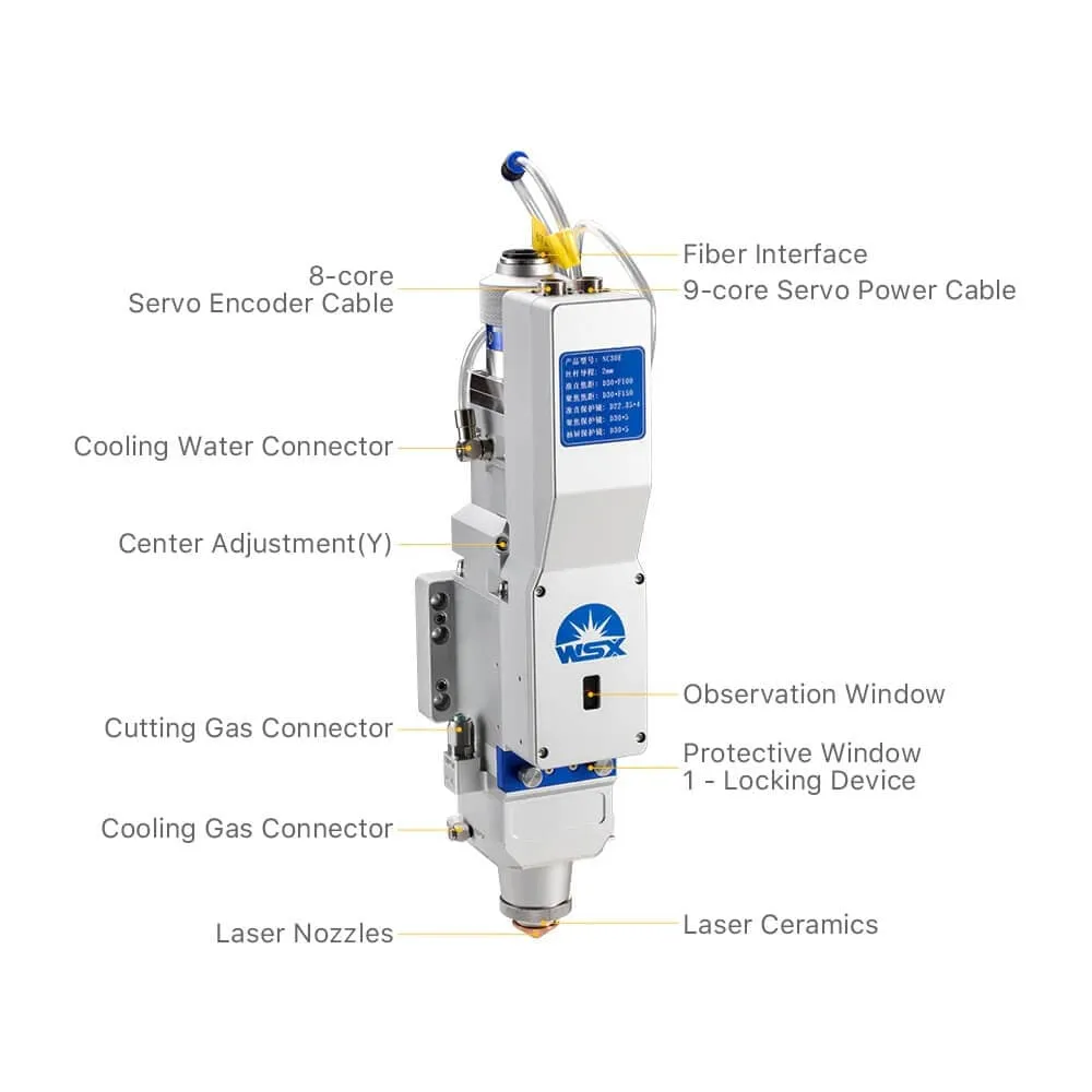 Automaticky zaostřovací laserová řezací hlava-WSX-NC30A/E-3kW