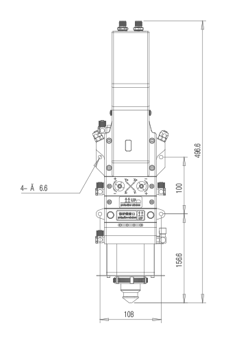 WXS NC150 automatická zaostřovací řezací hlava pro optická vlákna | 15KW WSX