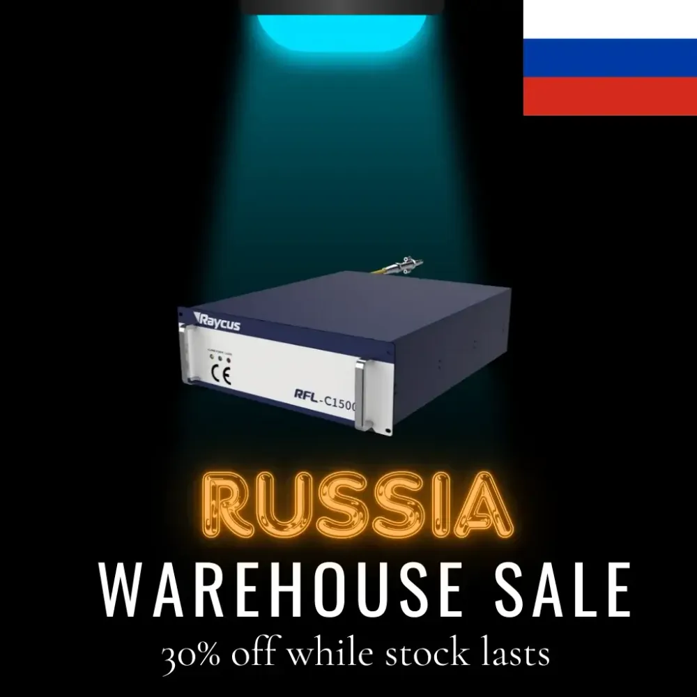 Použitý laserový zdroj Raycus na skladě v Rusku