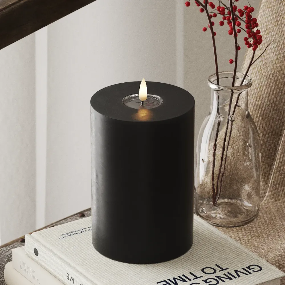 LED bloková světla Ø 10 x 15 cm Půlnoční