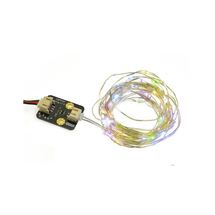 DFRobot Gravity: digitální LED řetěz pro Arduino — barevný teplá bílá
