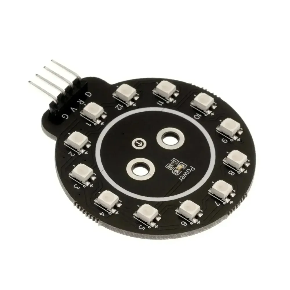 Barevný světelný modul RGB LED kruh