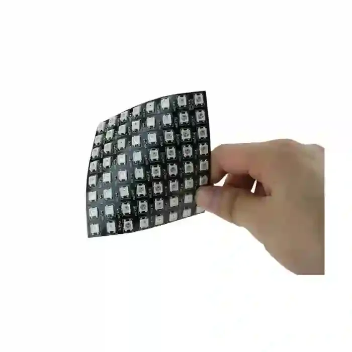 DFRobot Gravity: 8x8 RGB LED matice - flexibilní WS2812B LED panel