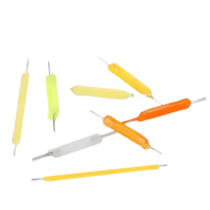 LED keramický COB tvrdý filament 3V 18,5mm dlouhý