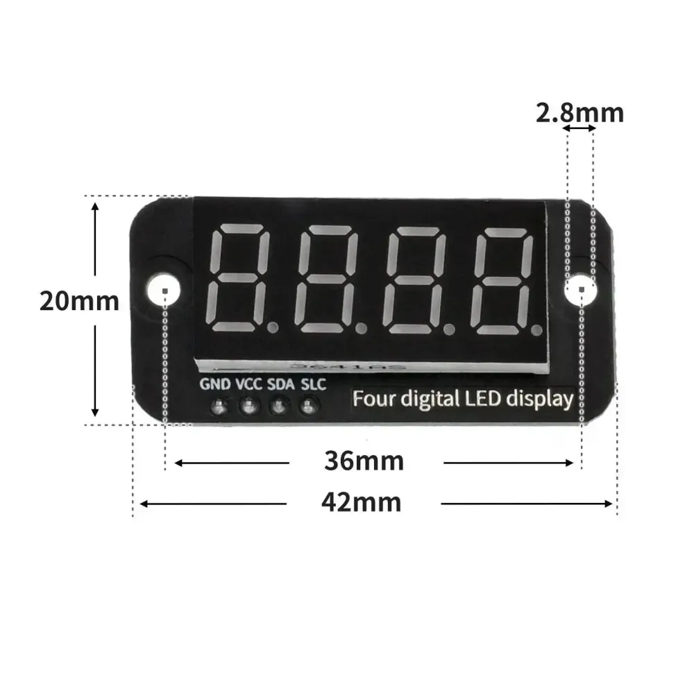 Modul displeje TM1650 s 4místným LED digitálním trubkovým displejem