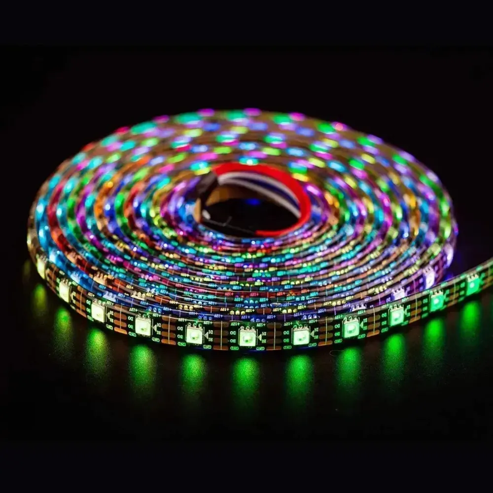 WS2812B RGB LED pás 5050 SMD 150 pixelů holá deska