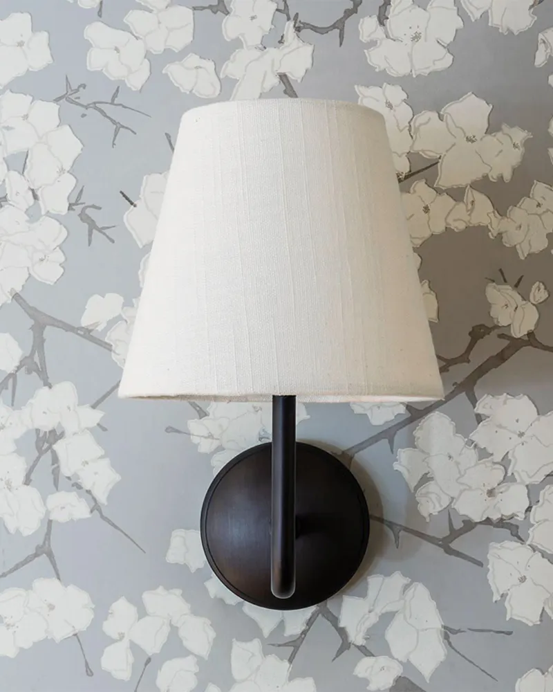 Malvern střední nástěnné svítidlo ivory alabastr – bronz