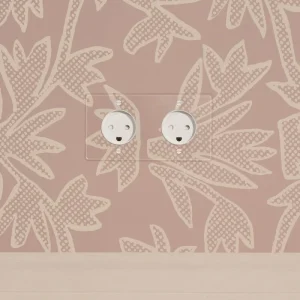Kew Dual 2x Danish Type K Socket - Clear | White
