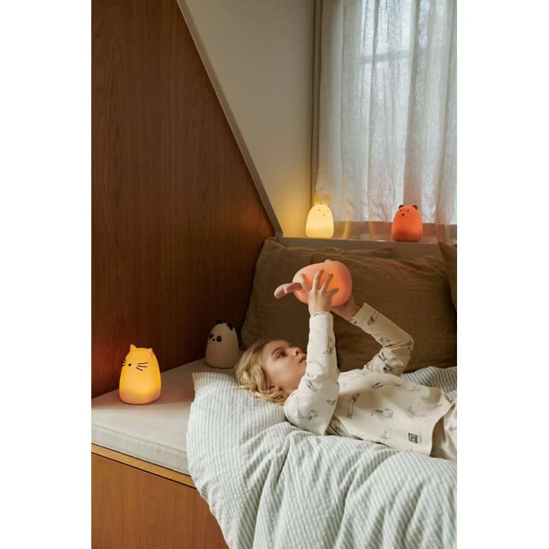 Liewood Winston Natlampe - Rabbit/Peppermint Thermal Pad