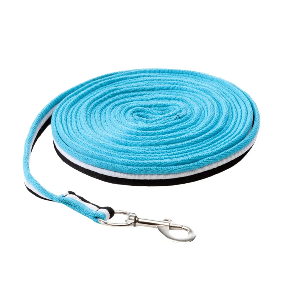 KavalDuo Longeringslina Black/ White/ Turquoise En storlek
