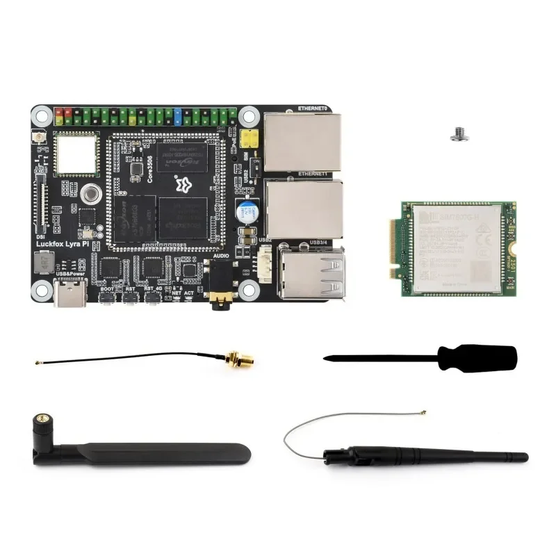 Waveshare Luckfox Lyra Pi Linux Micro vývojová deska založená na Core3506