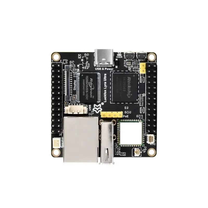 Waveshare Luckfox Lyra Ultra RK3506B Linux mikro vývojová deska s PoE