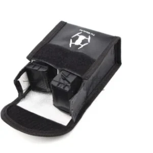 Lipo Bag Ohnivzdorná taška Ideální pro nabíjení Ohnivzdorných Lipo baterií Rozměry 26 x 13 x 15 cm Barva Černá YUNIQUE GRE...