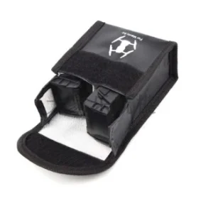 Lipo Bag Ohnivzdorná taška Ideální pro nabíjení Ohnivzdorných Lipo baterií Rozměry 26 x 13 x 15 cm Barva Černá YUNIQUE GRE...