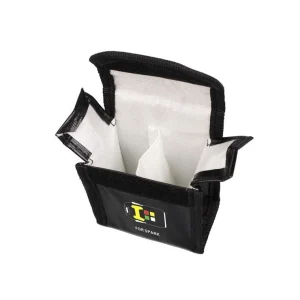 Lipo Bag Ohnivzdorná taška Ideální pro nabíjení Ohnivzdorných Lipo baterií Rozměry 26 x 13 x 15 cm Barva Černá YUNIQUE GRE...