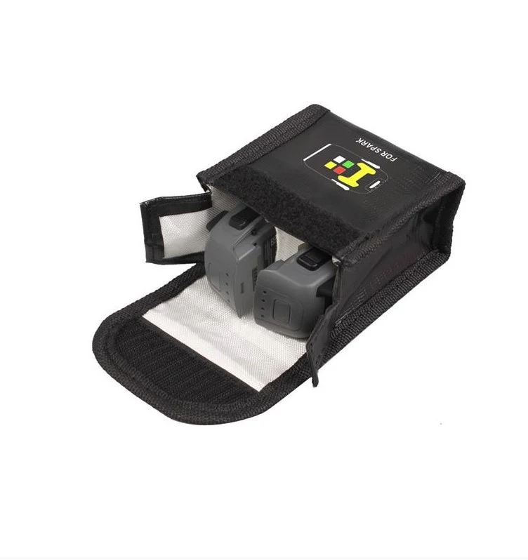 Lipo Bag Ohnivzdorná taška Ideální pro nabíjení Ohnivzdorných Lipo baterií Rozměry 26 x 13 x 15 cm Barva Černá YUNIQUE GRE...