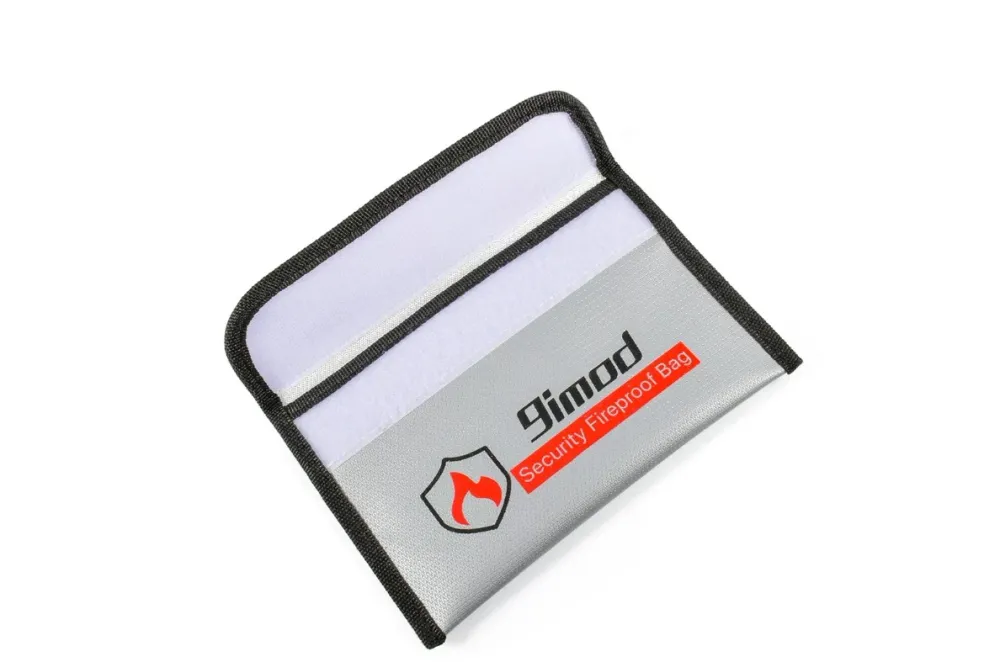 Lipo Bag Ohnivzdorná taška Ideální pro nabíjení Ohnivzdorných Lipo baterií Rozměry 26 x 13 x 15 cm Barva Černá YUNIQUE GRE...