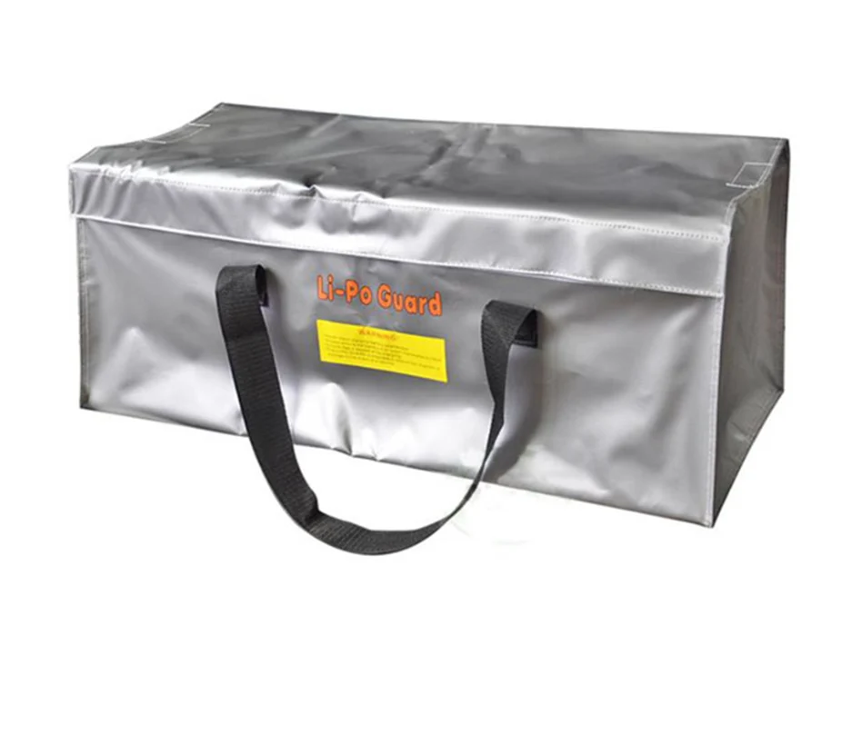 Lipo Bag Ohnivzdorná taška Ideální pro nabíjení Ohnivzdorných Lipo baterií Rozměry 26 x 13 x 15 cm Barva Černá YUNIQUE GRE...