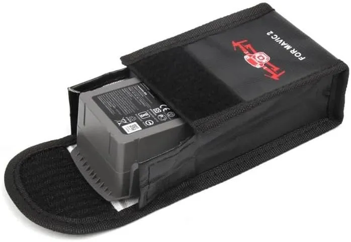 Lipo Bag Ohnivzdorná taška Ideální pro nabíjení Ohnivzdorných Lipo baterií Rozměry 26 x 13 x 15 cm Barva Černá YUNIQUE GRE...