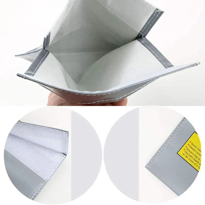 Lipo Guard Fireproof Lipo Bag, 23 cm x 18 cm x lipo baterie, stříbrná barva YUNIQUE GREEN-CLEAN-POWER