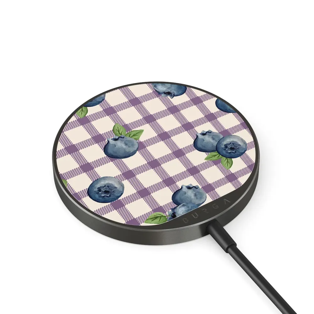 Blueberry Muffin - Magnetická bezdrátová nabíječka Antracitova