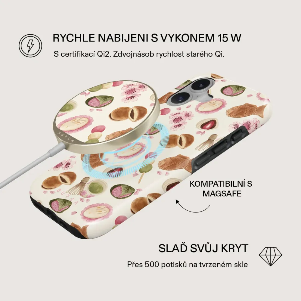 Café Haru - Magnetická bezdrátová nabíječka Antracitova