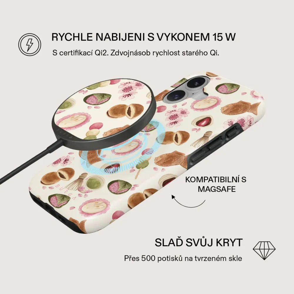 Café Haru - Magnetická bezdrátová nabíječka Antracitova
