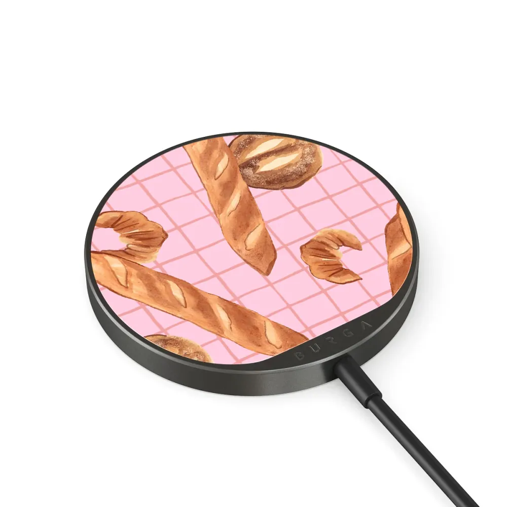 No Crumbs - Magnetická bezdrátová nabíječka Antracitova