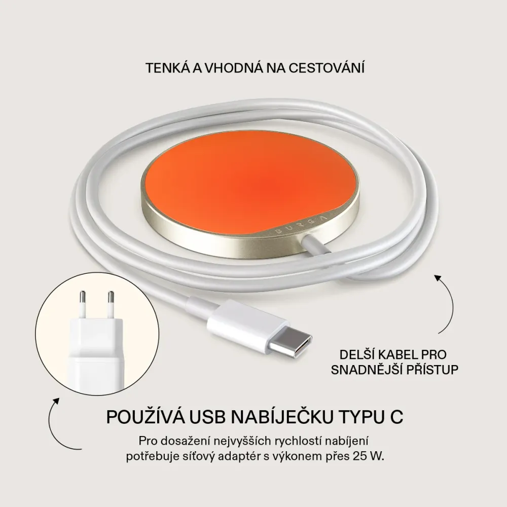 Flare - Magnetická bezdrátová nabíječka Antracitova