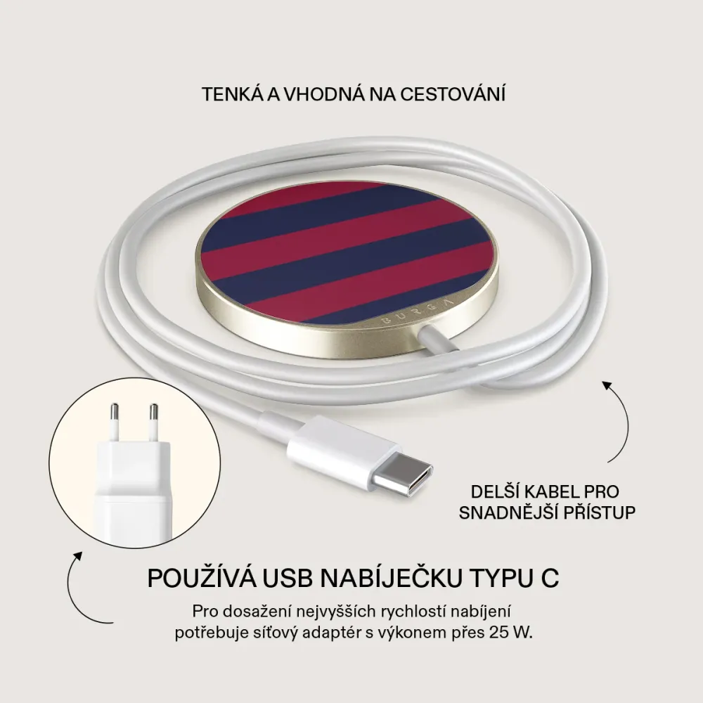 Game Changer - Magnetická bezdrátová nabíječka Antracitova