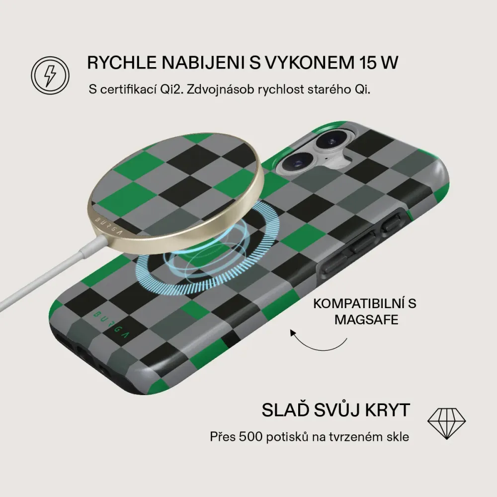 Game Night - Magnetická bezdrátová nabíječka Antracitova