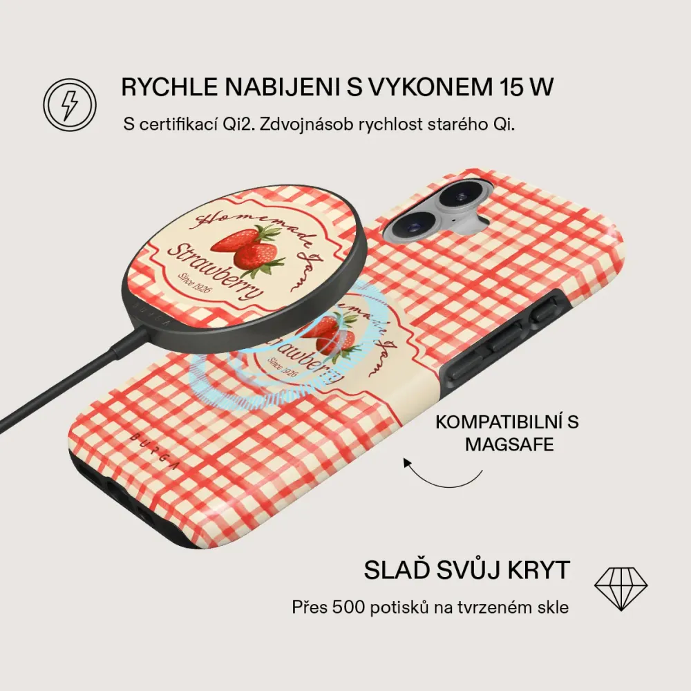 Grandma's Jam - Magnetická bezdrátová nabíječka Antracitova
