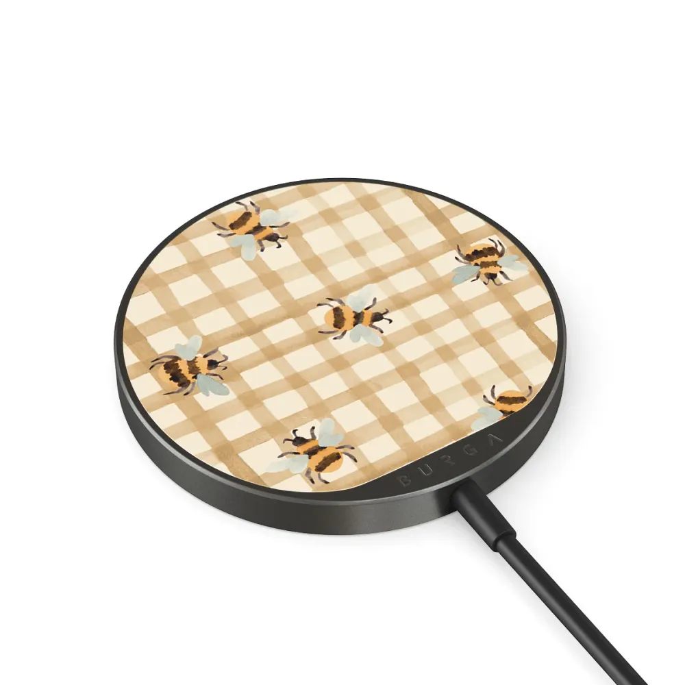 Honeycomb - Magnetická bezdrátová nabíječka Antracitova