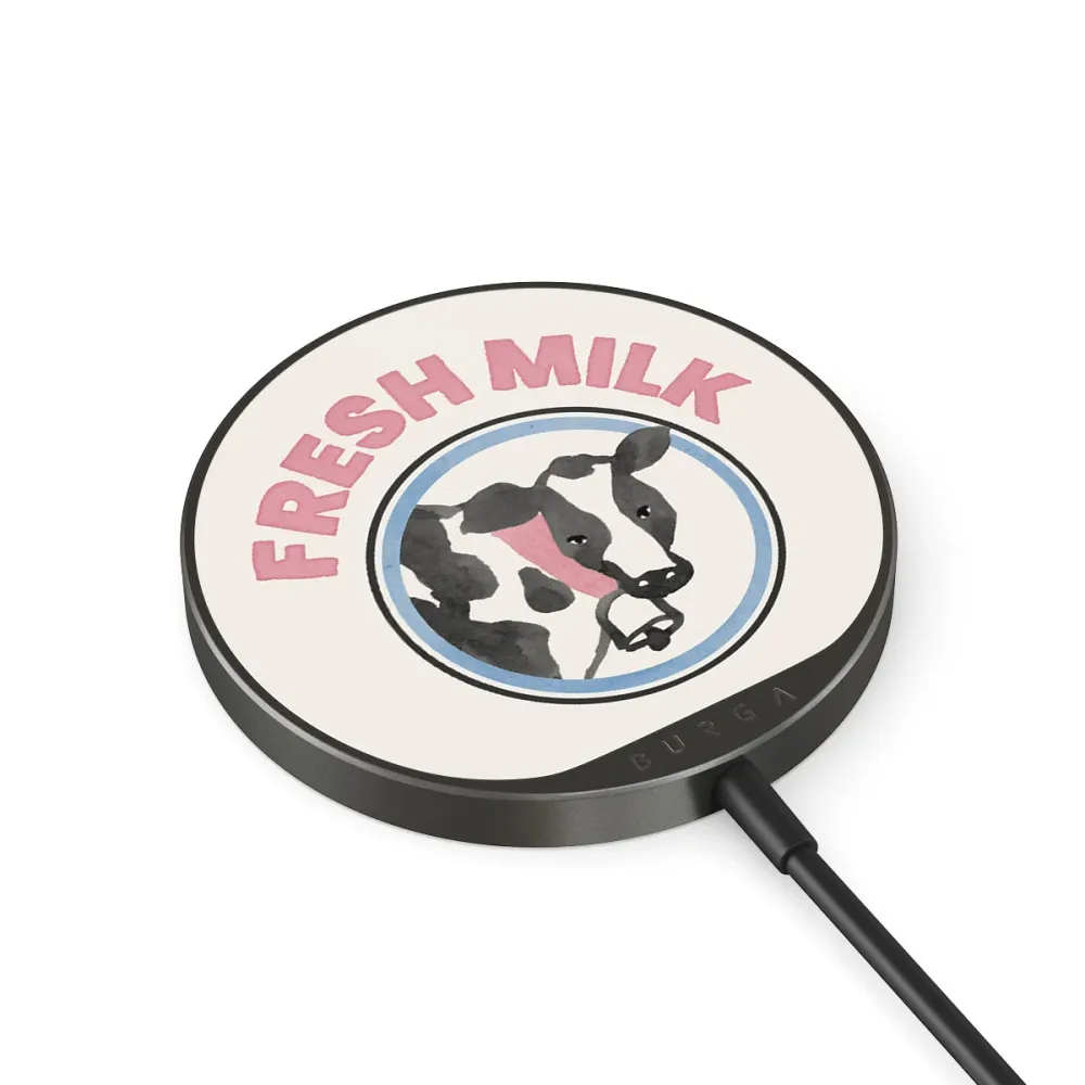 Milkshake - Magnetická bezdrátová nabíječka Antracitova