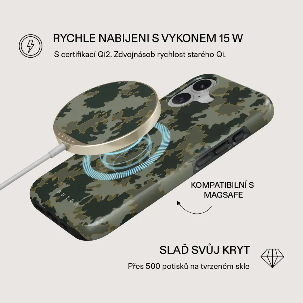 Moss - Magnetická bezdrátová nabíječka Antracitova