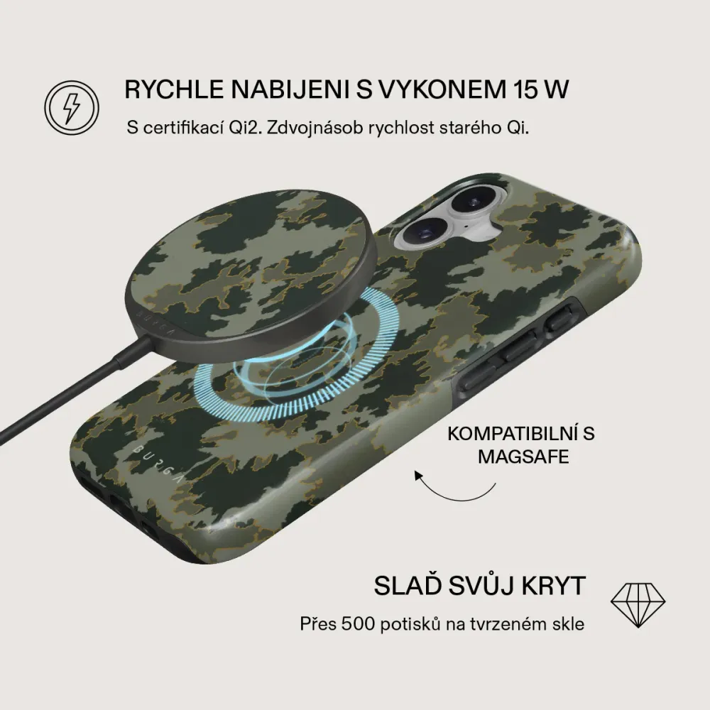Moss - Magnetická bezdrátová nabíječka Antracitova