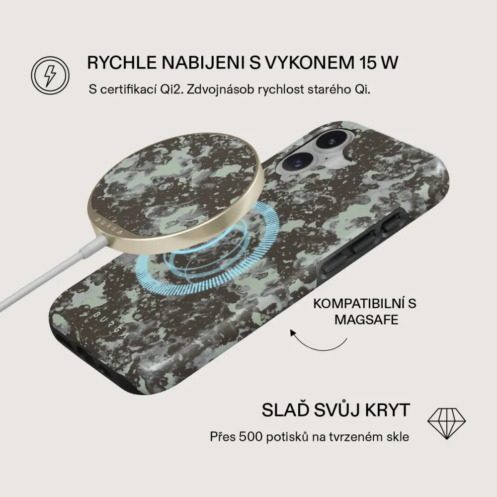 Nordic - Magnetická bezdrátová nabíječka Antracitova